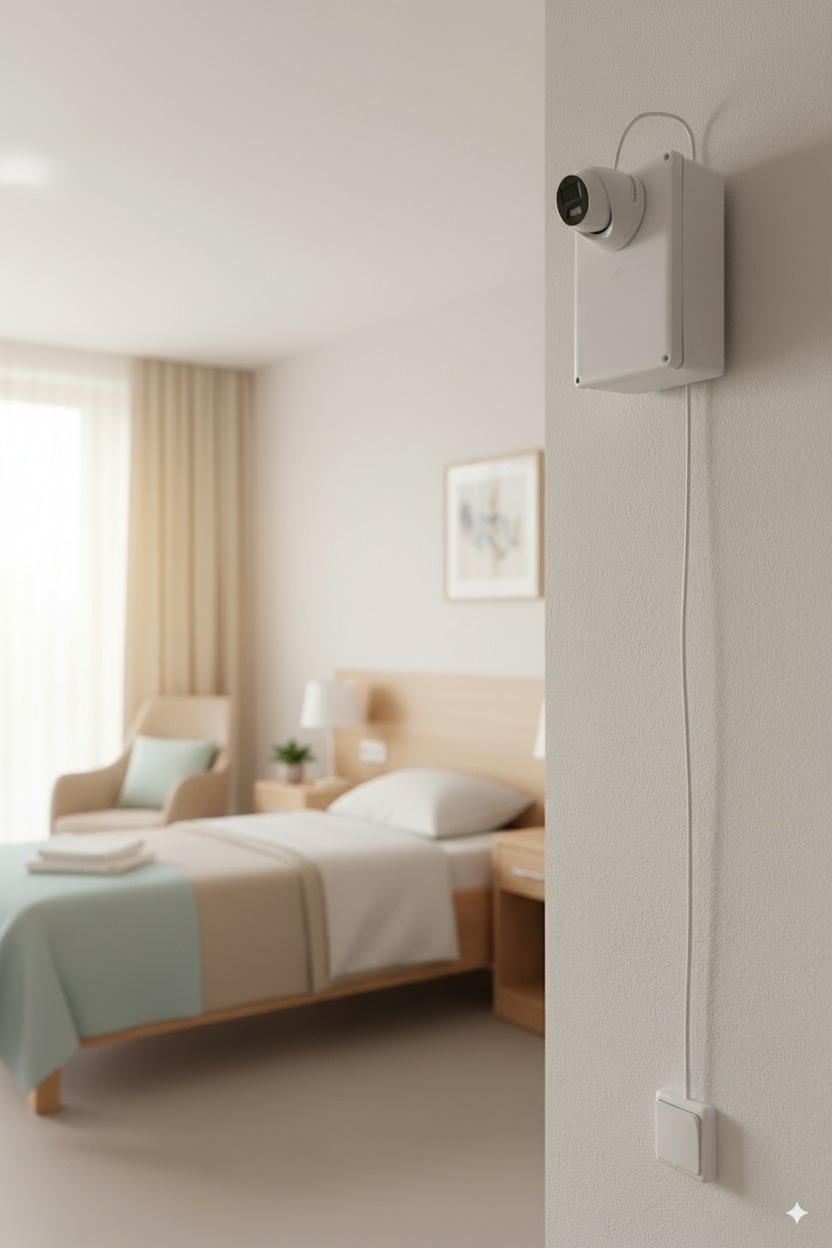 Sistema de seguridad Alerta Care en entorno residencial