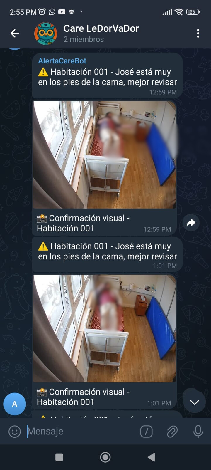 Bot de Telegram - AlertaCareBot